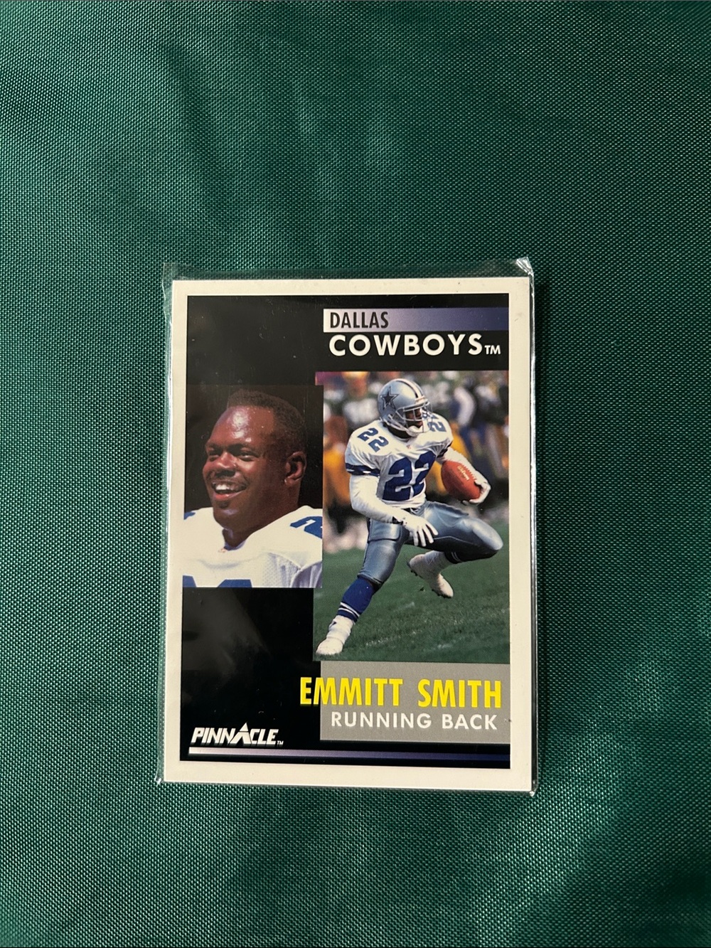 Emmitt Smith Dallas Cowboys Football Card - White & Blue